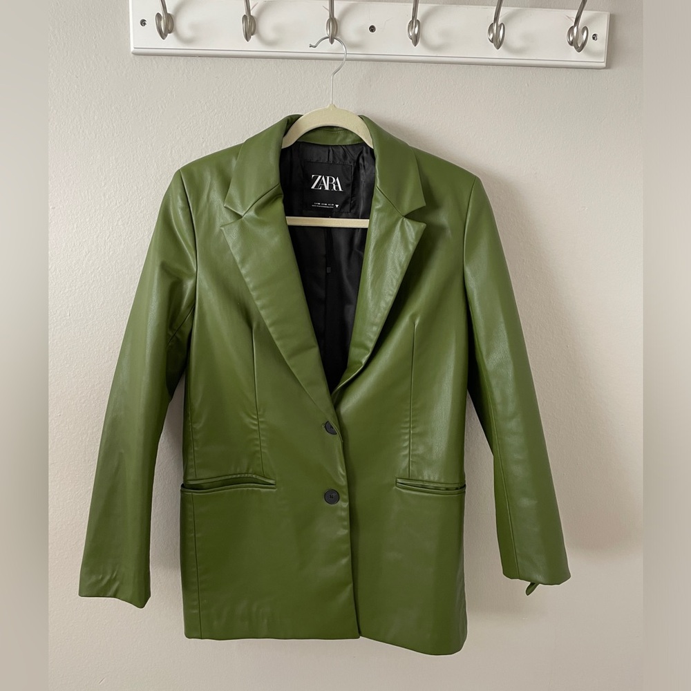 Dark green blazer - Zara